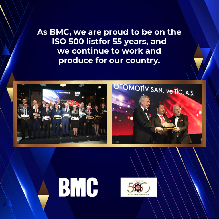 BMC HAS BEEN IN THE ISO 500 LIST FOR 55 YEARS